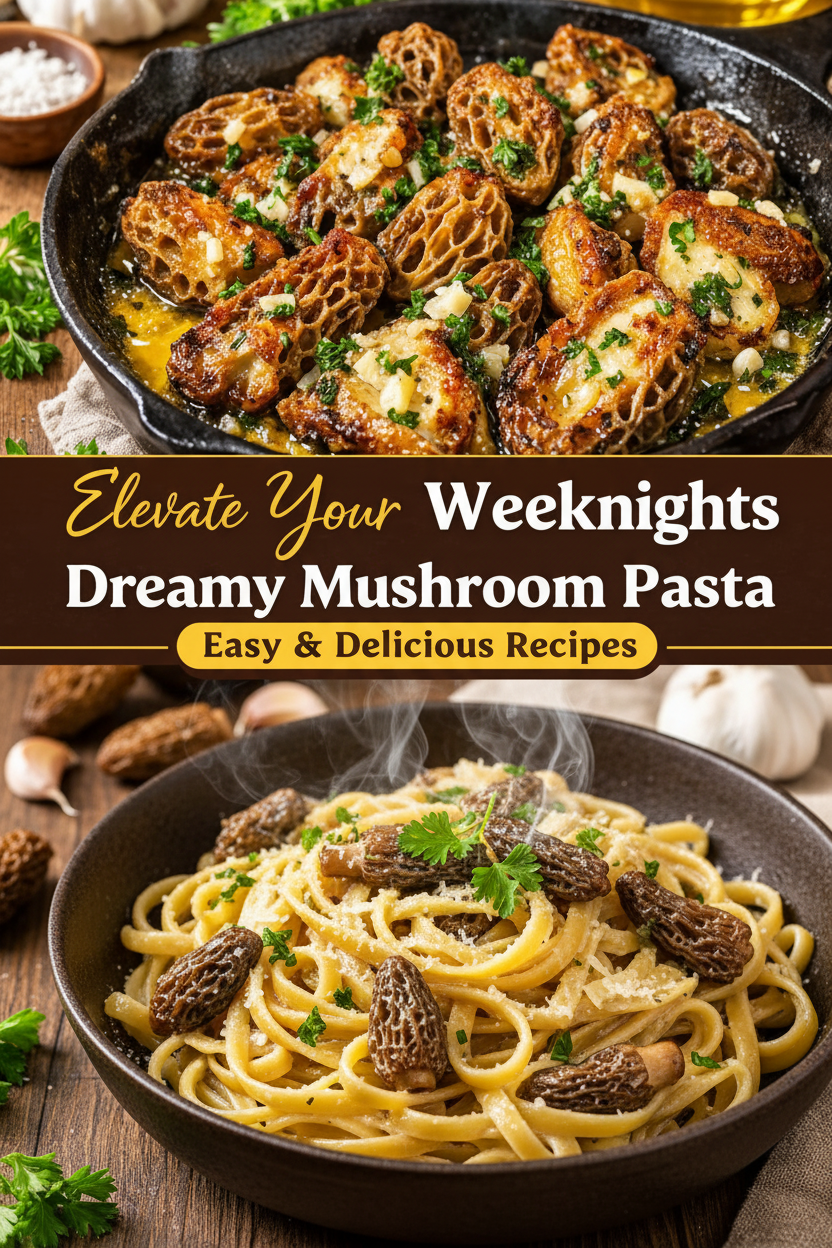 Creamy Morel Mushroom Pasta in 20 Minutes: Gourmet Dinner Without the Rush