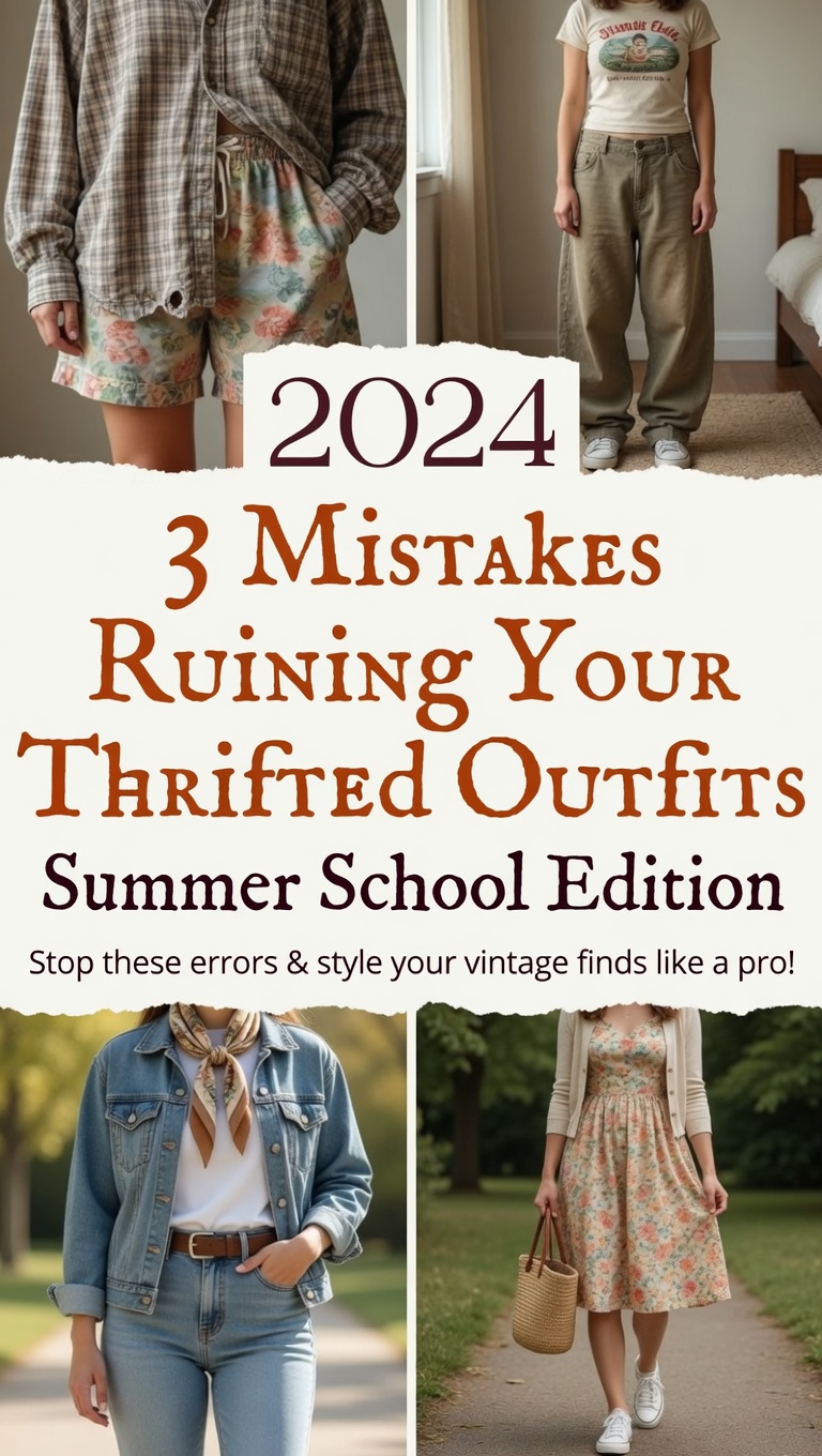 Thrifted Summer School Looks That Are Trendy, Sustainable, and Budget-Friendly ✨