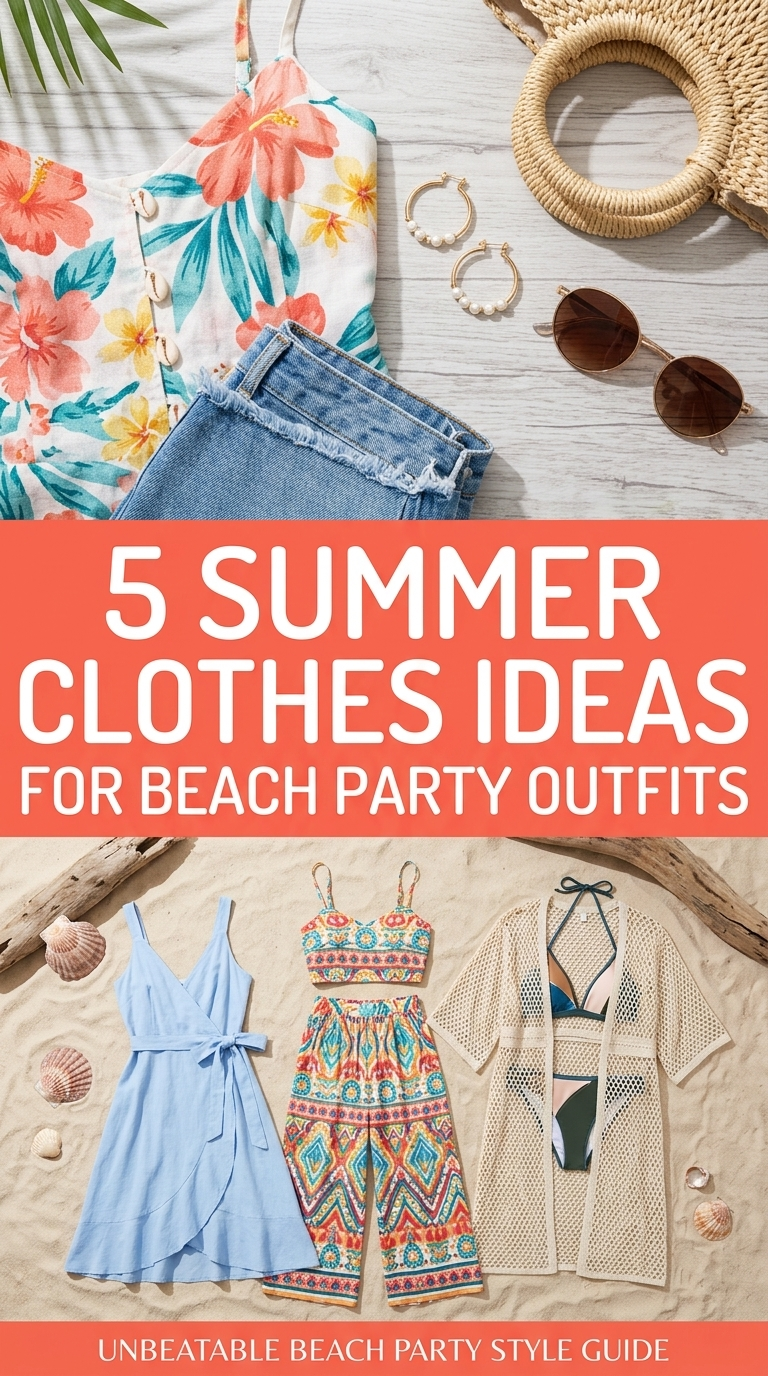 Beach Party Summer Outfits: Modest & Chic Looks for Your Next Wave-Watch Party