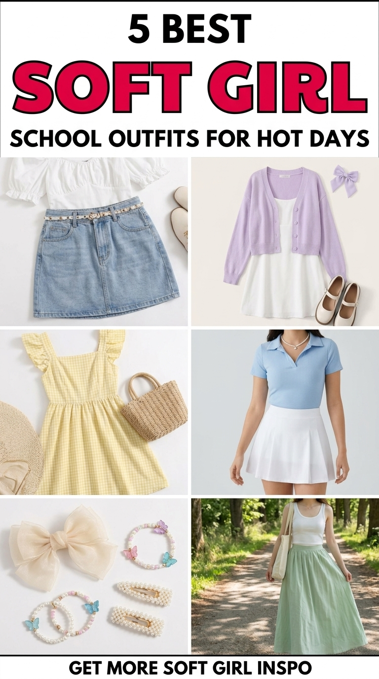 Dreamy Summer School Style That Actually Survives the Day