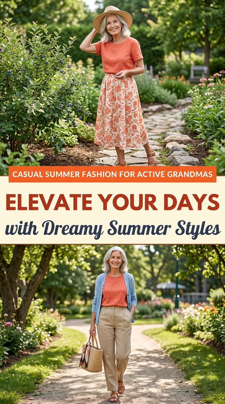 Summer Style for the Active Grandma: Comfort Meets Chic
