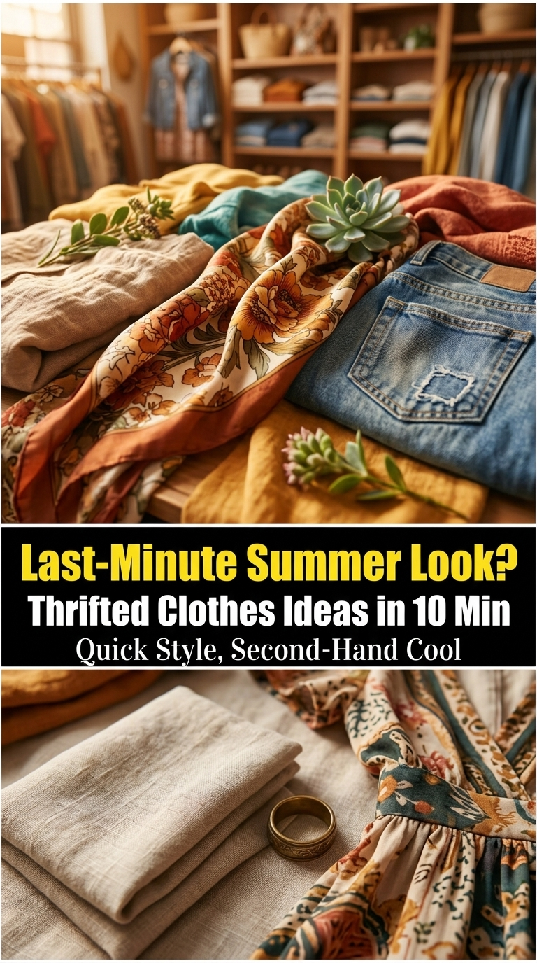 Thrifted Summer Outfits That Look Chic and Feel Good