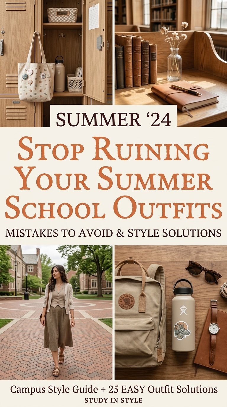 Playful Dress Codes: Crafting Your Nostalgic Summer School Style