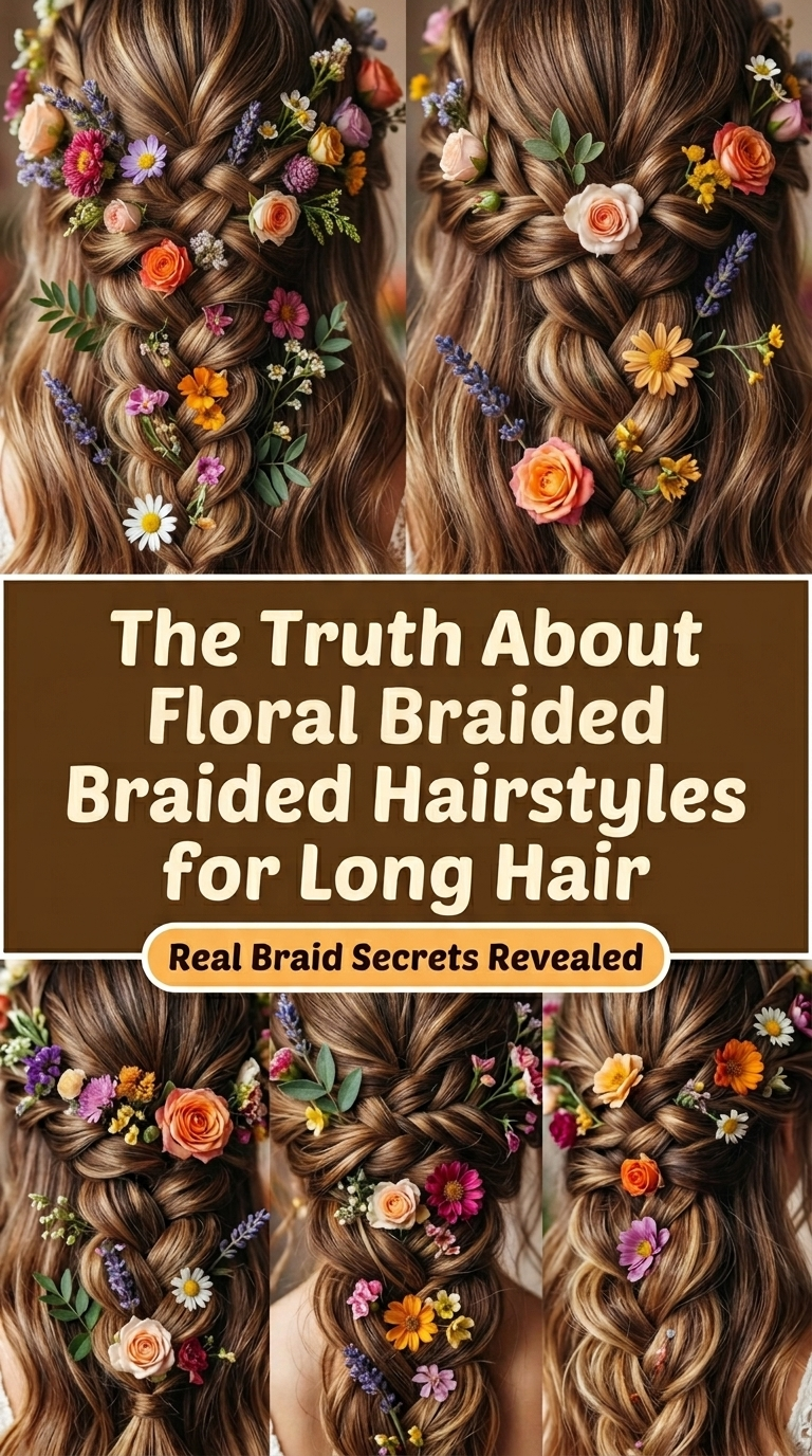 Effortless Elegance: Dreamy Floral Braided Hairstyles for Your Wedding Day