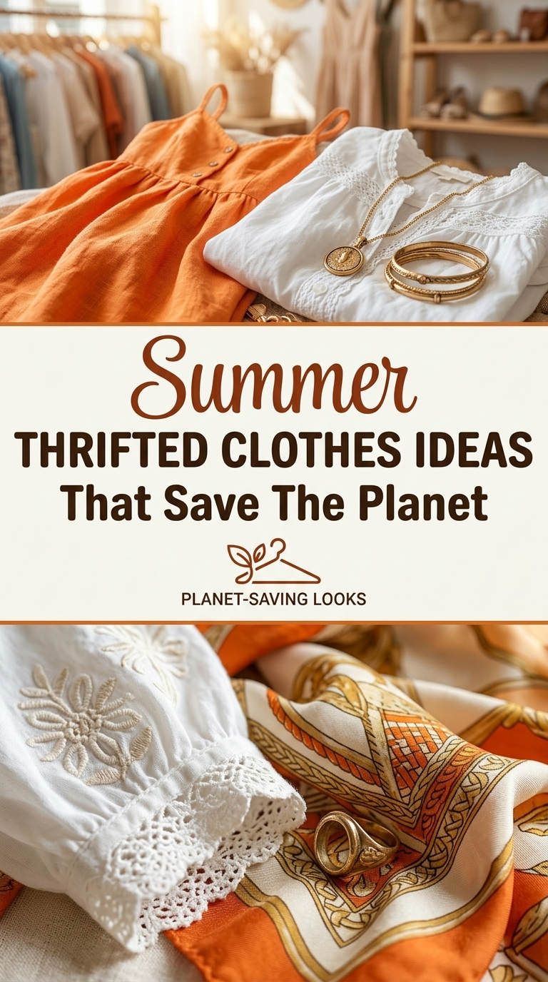 Thrifted Summer Style: Eco-Friendly Outfits That Don't Cost a Fortune