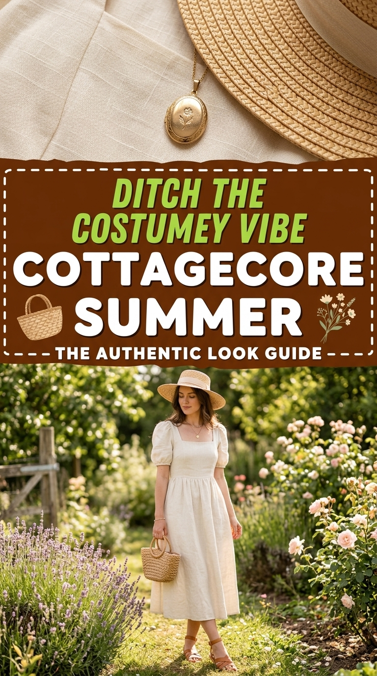 Whimsical Summer Dreams: Crafting an Authentic Cottagecore Wardrobe