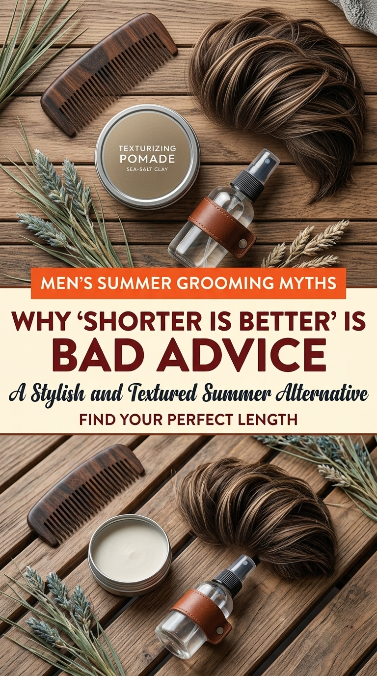 Summer Haircuts for Men: Styling Short Hair with Thinning Hair for Sun Protection