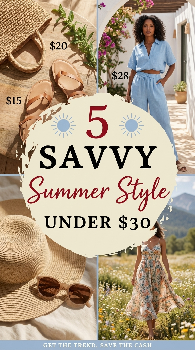 Look Like a Million Bucks on a Student Budget: Affordable Summer Style Guide