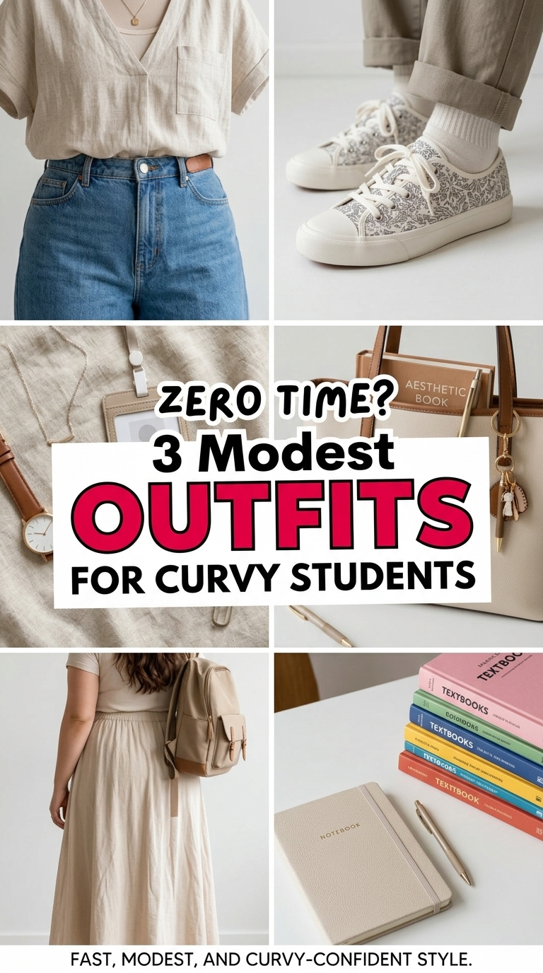 Staying Cool and Covered: Summer School Outfits for the Curvy Student