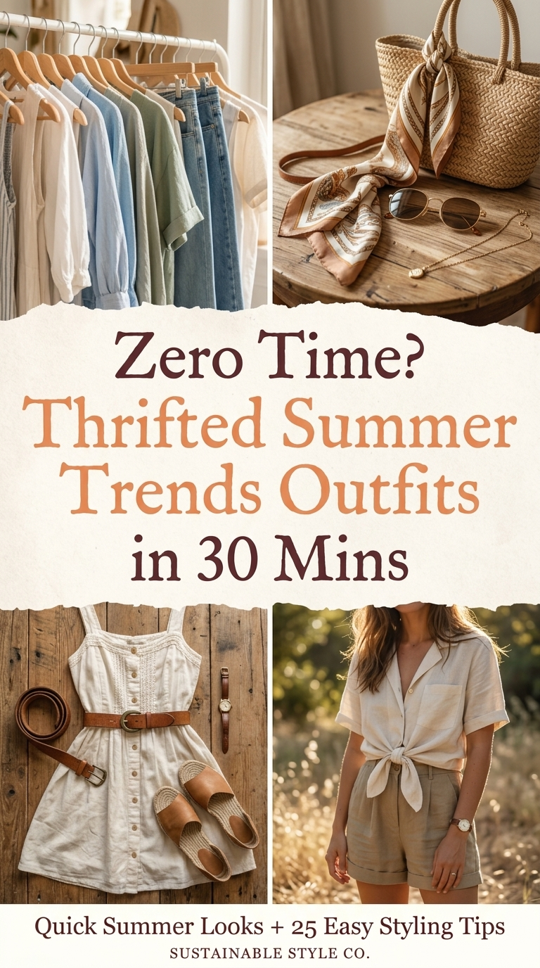 Thrifted Summer Style: Find Trendy Outfits That Fit Like They Were Made for You