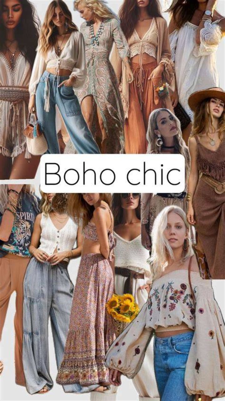 Boho chic girl outfit for summer festival