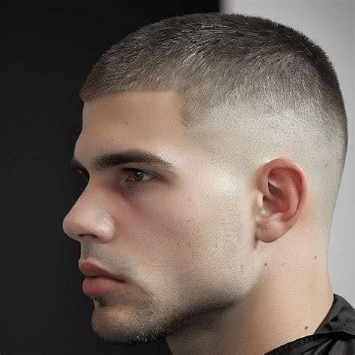 clean shaved buzz cut hairstyle for men in summer