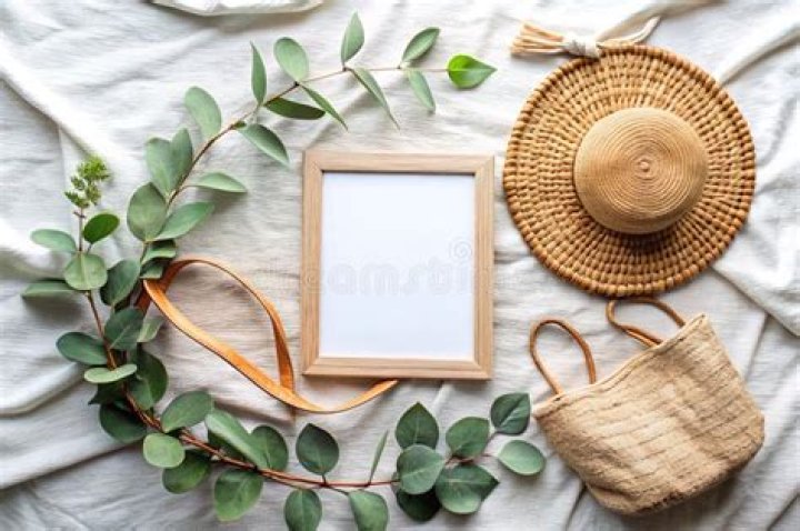 Summer fashion accessories flat lay